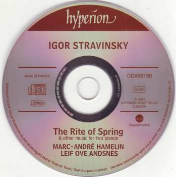 CD Igor Stravinsky: The Rite Of Spring & Other Music For Two Pianos