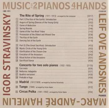 CD Igor Stravinsky: The Rite Of Spring & Other Music For Two Pianos