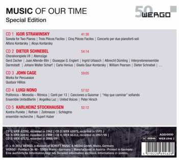 5CD/Doos Igor Stravinsky: WERGO - 50 Years (Since 1962)