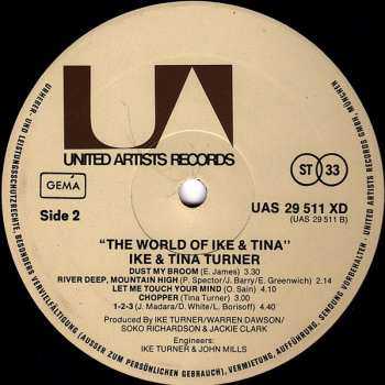 2LP Ike & Tina Turner: The World Of Ike & Tina