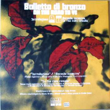 LP Il Balletto Di Bronzo: On The Road To Ys