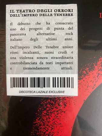 2LP Il Teatro Degli Orrori: Dell'impero Delle Tenebre CLR | LTD | NUM