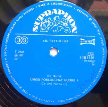 8LP Ilja Hurník: Umění Poslouchat Hudbu (8xLP+BOX+BOOKLET)