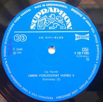 8LP Ilja Hurník: Umění Poslouchat Hudbu (8xLP+BOX+BOOKLET)