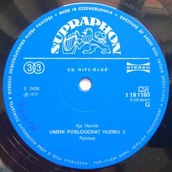 8LP Ilja Hurník: Umění Poslouchat Hudbu (8xLP+BOX+BOOKLET)