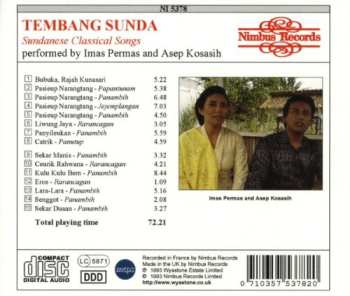 CD Imas Permas: Tembang Sunda - Sundanese Classical Songs