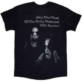 Merch Immortal: Immortal Unisex T-shirt: At The Heart Of Winter (black) (back Print) (small) S