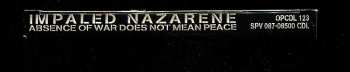 CD Impaled Nazarene: Absence Of War Does Not Mean Peace LTD