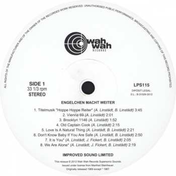 LP/SP Improved Sound Ltd.: Engelchen Macht Weiter - Hoppe Hoppe Reiter LTD