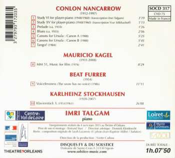 CD Karlheinz Stockhausen: Nancarrow, Kagel, Furrer, Stockhausen