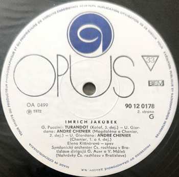 LP Imrich Jakubek: Spevácky Portrét