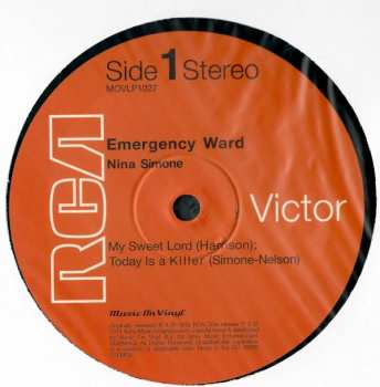 LP Nina Simone: In Concert - Emergency Ward!
