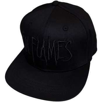 Merch In Flames: Pet met klep Black Logo In Flames
