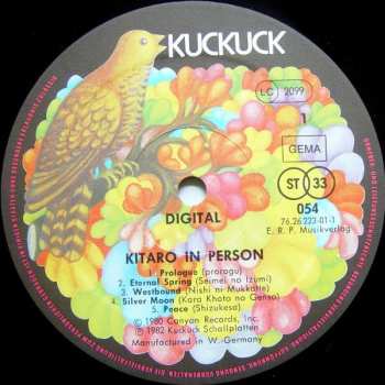 LP Kitaro: In Person Digital