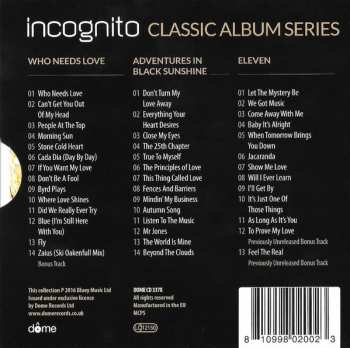 3CD/Doos Incognito: Classic Album Series (With Bonus Tracks)