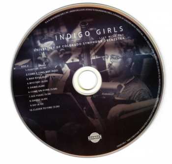 2CD Indigo Girls: Live With The University Of Colorado Symphony Orchestra