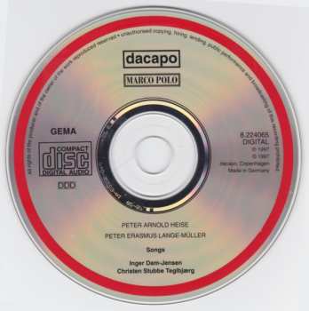 CD Inger Dam Jensen: Songs