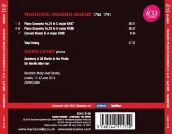 CD Wolfgang Amadeus Mozart: Piano Concertos 21 K467, 23 K488, Rondo K386