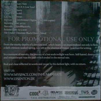 CD Inhuman Hate: Twilight Of A Lost Soul