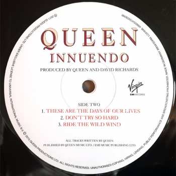 2LP Queen: Innuendo LTD