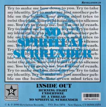 SP Inside Out: No Spiritual Surrender