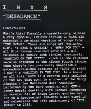LP INXS: Dekadance LTD