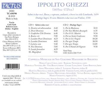 2CD Cappella Musicale di San Giacomo Maggiore In Bologna: Salmi A 2 Voci / Dialoghi Sacri