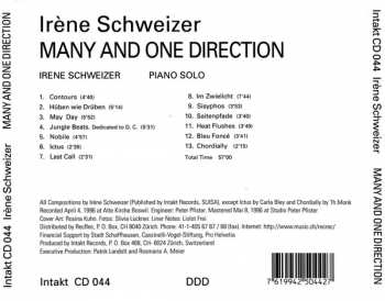CD Irene Schweizer: Many And One Direction