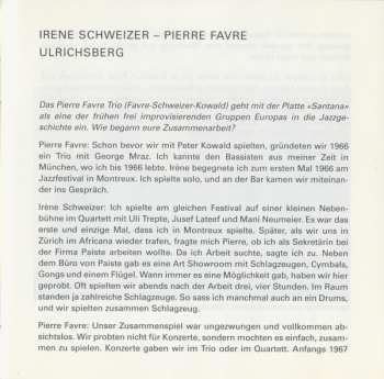 CD Pierre Favre: Ulrichsberg