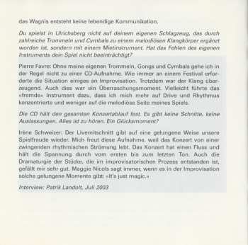 CD Pierre Favre: Ulrichsberg