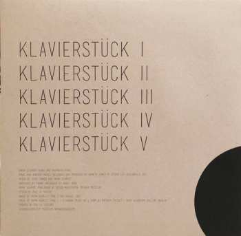 LP Irmin Schmidt: 5 Klavierstücke