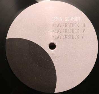 LP Irmin Schmidt: 5 Klavierstücke