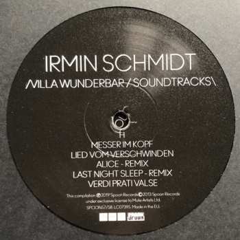 4LP Irmin Schmidt: Villa Wunderbar / A Selection CLR