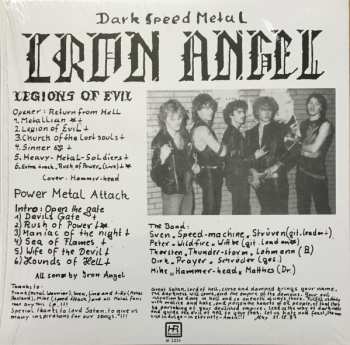 LP Iron Angel: Legions Of Evil CLR | LTD