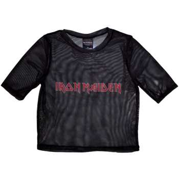 Merch Iron Maiden: Dames Crop Top Logo Iron Maiden
