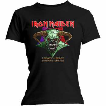 Merch Iron Maiden: Dames T-shirt Legacy Of The Beast Tour 