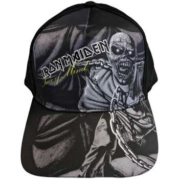 Merch Iron Maiden: Pet met klep Piece Of Mind Greyscale