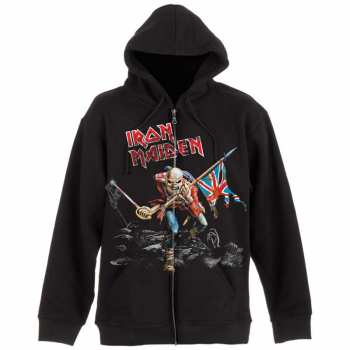 Merch Iron Maiden: Hoodie Met Rits Scuffed Trooper 