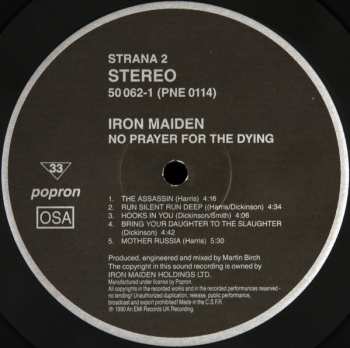 LP Iron Maiden: No Prayer For The Dying