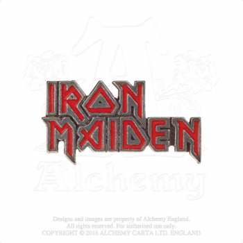 Merch Iron Maiden: Badge Enamelled Logo Iron Maiden