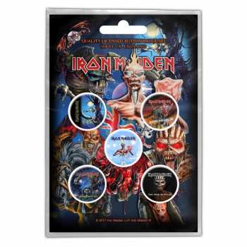 Merch Iron Maiden: Set Badges Later Albums 