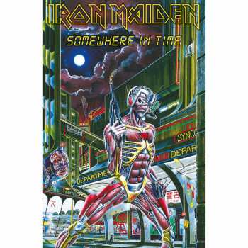 Merch Iron Maiden: Textielposter Somewhere In Time