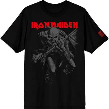 Merch Iron Maiden: T-shirt 50 Trooper Crop Grey