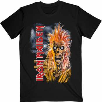 Merch Iron Maiden: Tričko First Album Track List V.3.  S