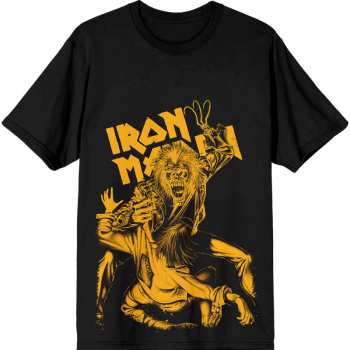 Merch Iron Maiden: T-shirt No Prayer Claw Jumbo Yellow