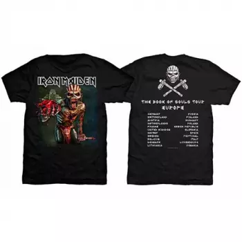 T-shirt The Book Of Souls European Tour V.1 