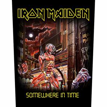 Merch Iron Maiden: Zádová Nášivka Somewhere In Time