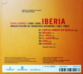 CD Isaac Albéniz: Iberia