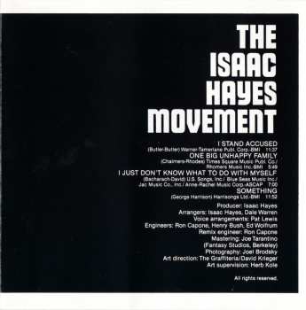 CD Isaac Hayes: The Isaac Hayes Movement