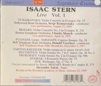 2CD Isaac Stern: Live Vol.1